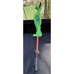 Ultra Rare Blazon 1965 Child's Blow Mold Flintstone's Hoppy Hopparoo Pogo Stick